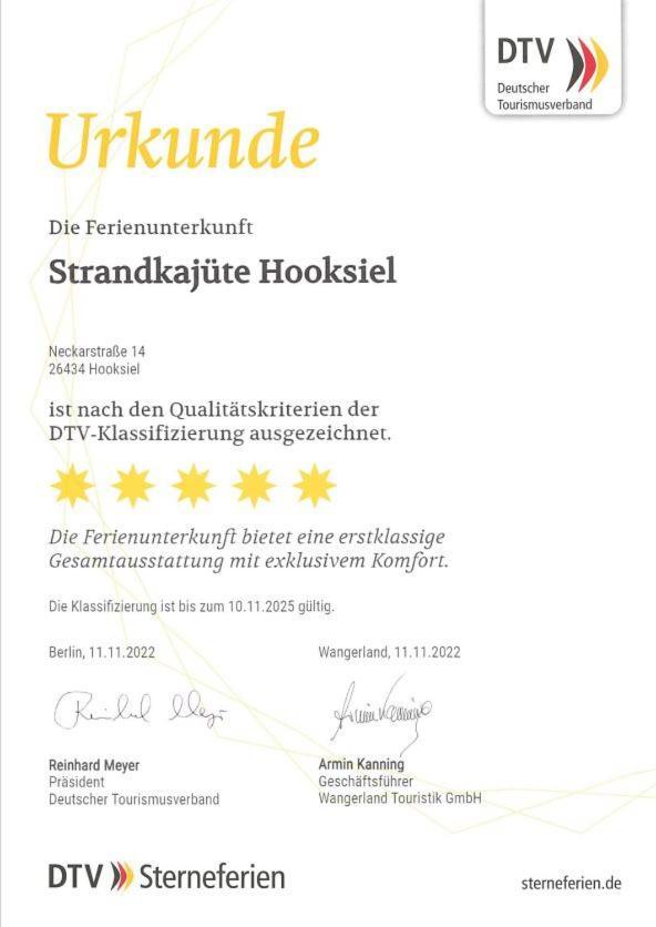 Strandkajuete Hooksiel Шилліг Екстер'єр фото
